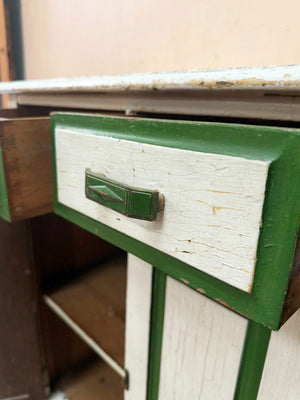 Painted oak cupboard