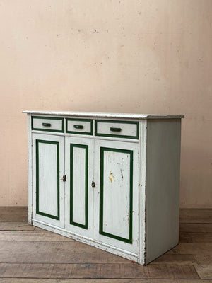Painted oak cupboard