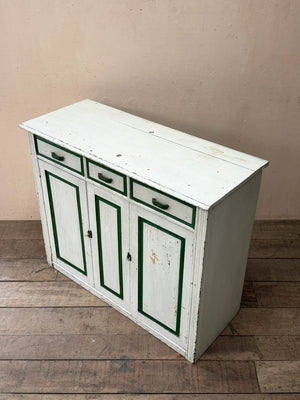 Painted oak cupboard