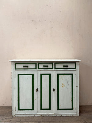 Painted oak cupboard