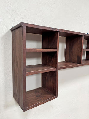 Wide open shelving