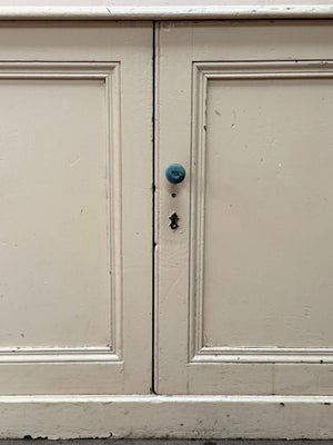 Painted pine cupboard