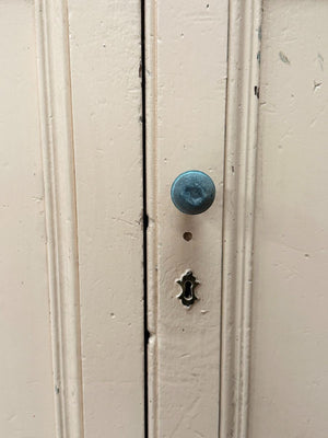 Painted pine cupboard