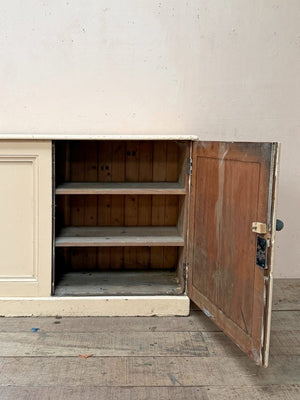 Painted pine cupboard