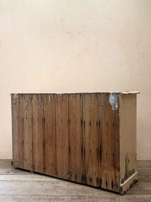 Painted pine cupboard
