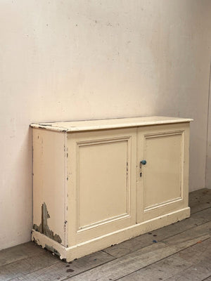 Painted pine cupboard