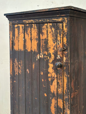 Painted pine cupboard
