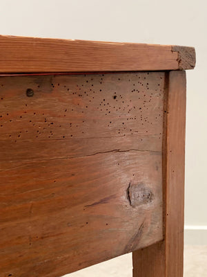Pitch pine display cabinet