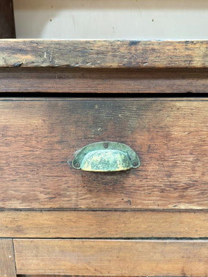 Pine glazed dresser