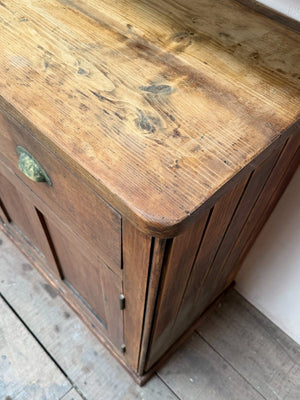 Pine glazed dresser