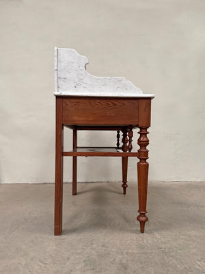 Large marble top washstand