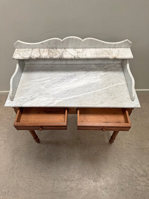 Pine washstand with marble top (Reserved)