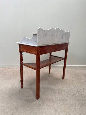 Pine washstand with marble top (Reserved)