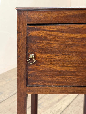 19th century mahogany pot cupboard