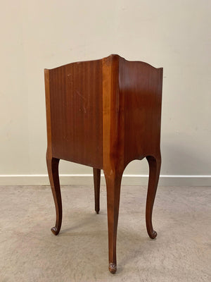 Pair of open bedside cabinets
