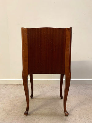 Pair of open bedside cabinets