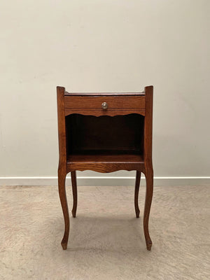 Pair of cabriole leg chevets