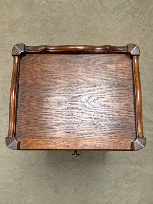 Pair of cabriole leg chevets