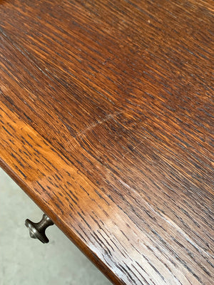 Pair of cabriole leg chevets