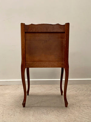 Pair of cabriole leg chevets