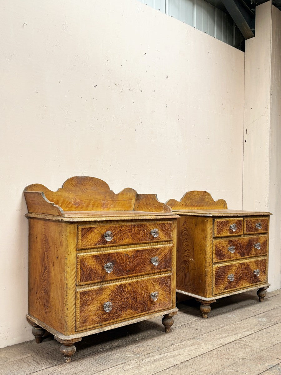 Pair of Victorian chests