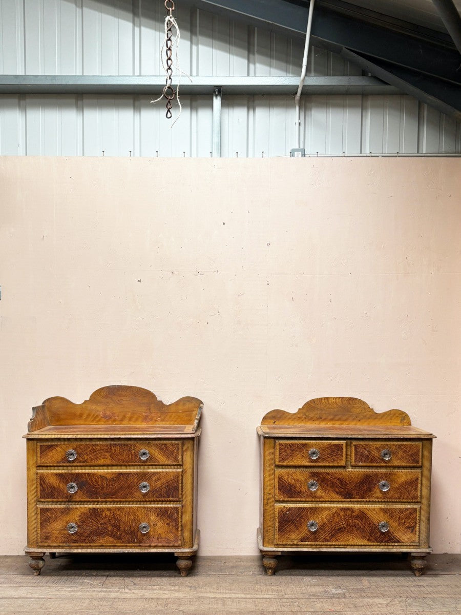Pair of Victorian chests