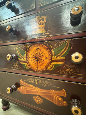 Nautical chest of drawers