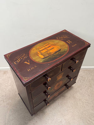 Nautical chest of drawers