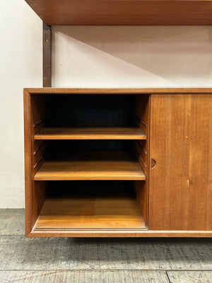 1960's teak shelving system