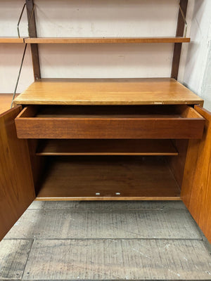 1960's teak shelving system