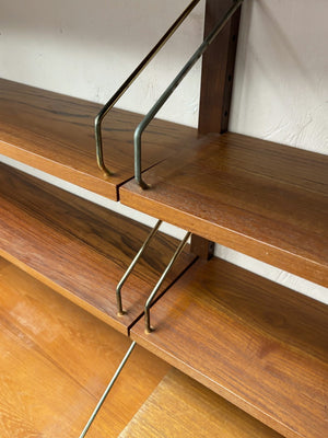 1960's teak shelving system
