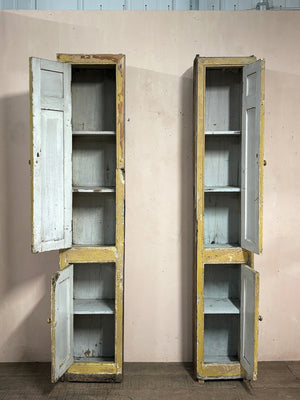 Victorian alcove cupboards (pair)