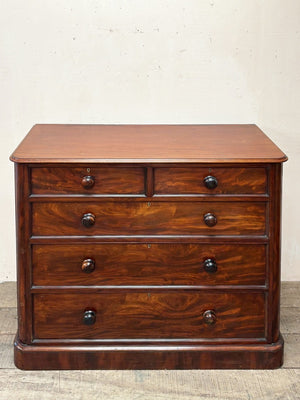 Victorian mahogany chest of drawers