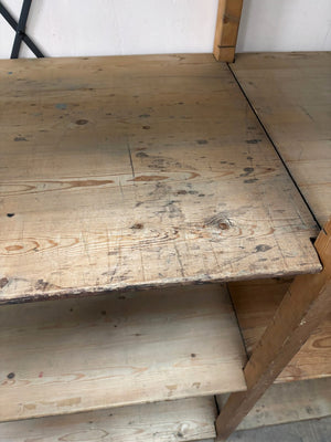 Mid century warehouse shelves