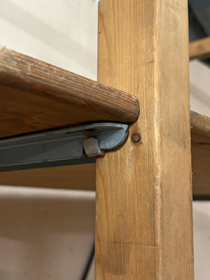 Mid century warehouse shelves