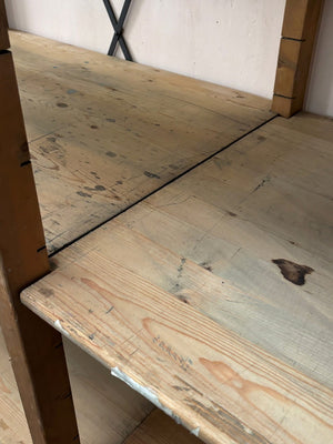 Mid century warehouse shelves