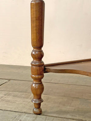 Petite washstand with marble gallery