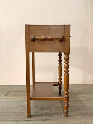 Petite washstand with marble gallery