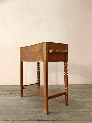 Petite washstand with marble gallery