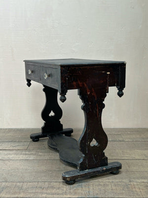 Washstand with glass handles