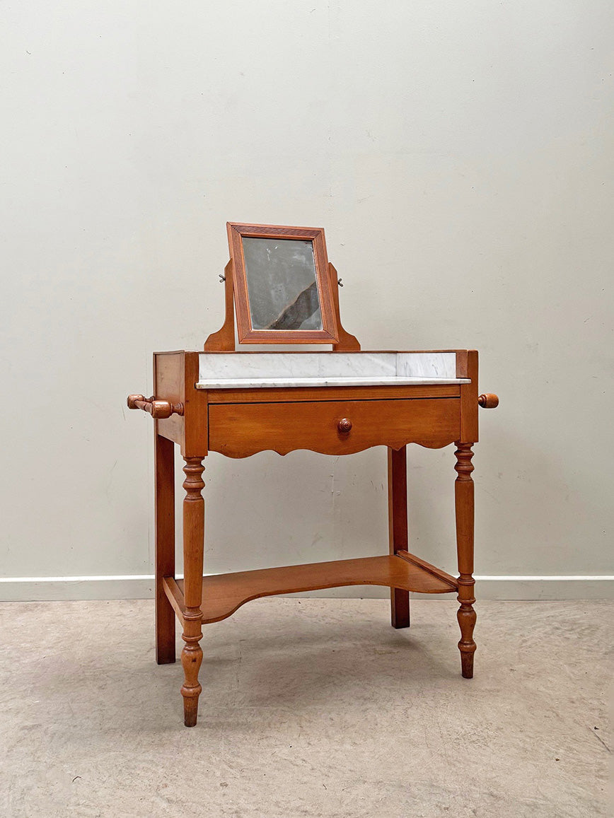 Washstand with mirror