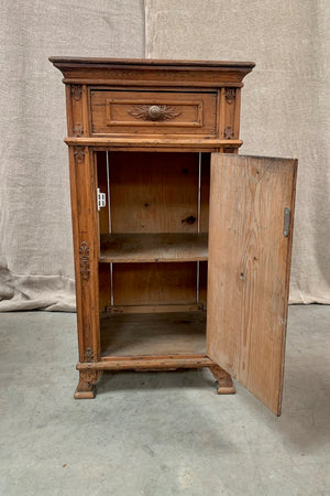 Tall chevet with marble top