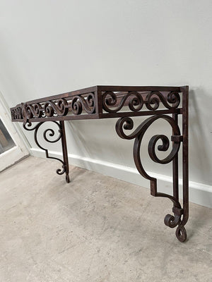 Wrought iron rack