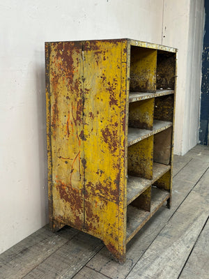 Yellow steel storage