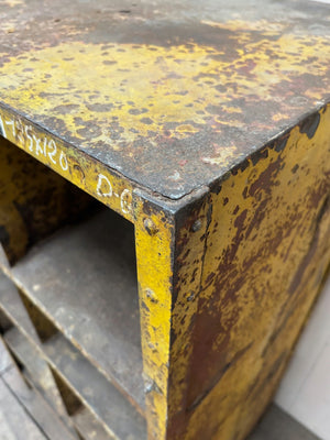 Yellow steel storage