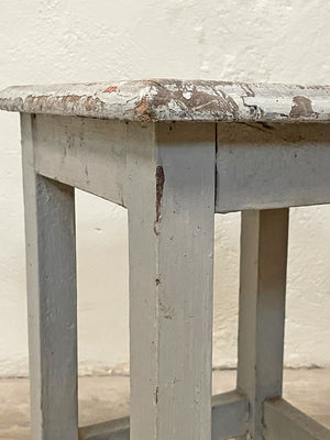 Grey painted stool