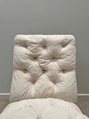 Mid 1800s slipper chair 'as is'