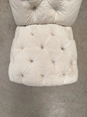 Mid 1800s slipper chair 'as is'