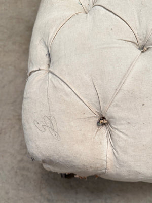 Mid 1800s slipper chair 'as is'