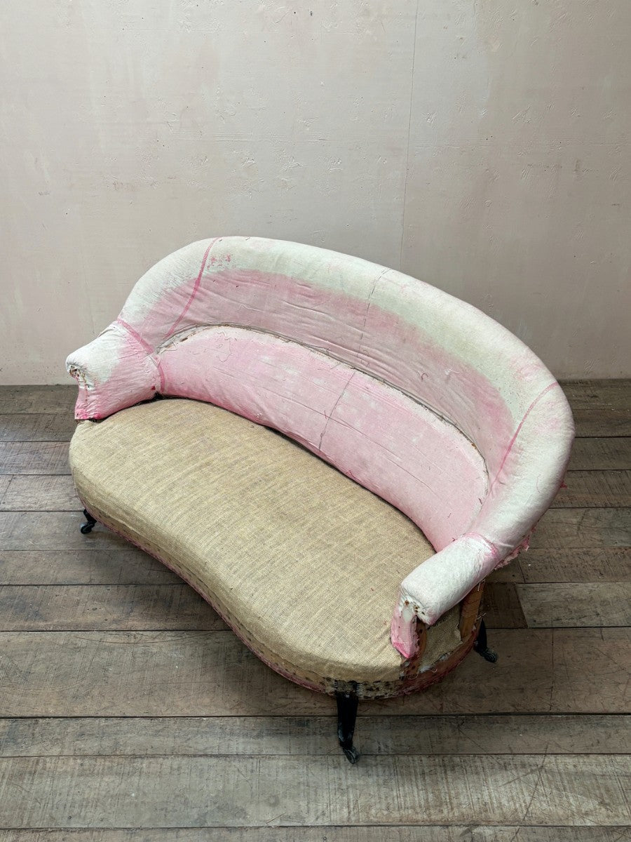 Cabriole leg sofa 'as is'